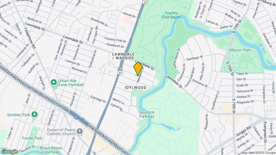 6666 Fairfield St Map and Location Details