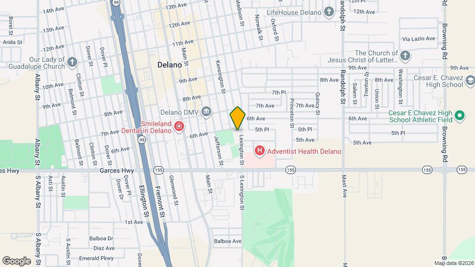 565 Lexington St Map and Location Details