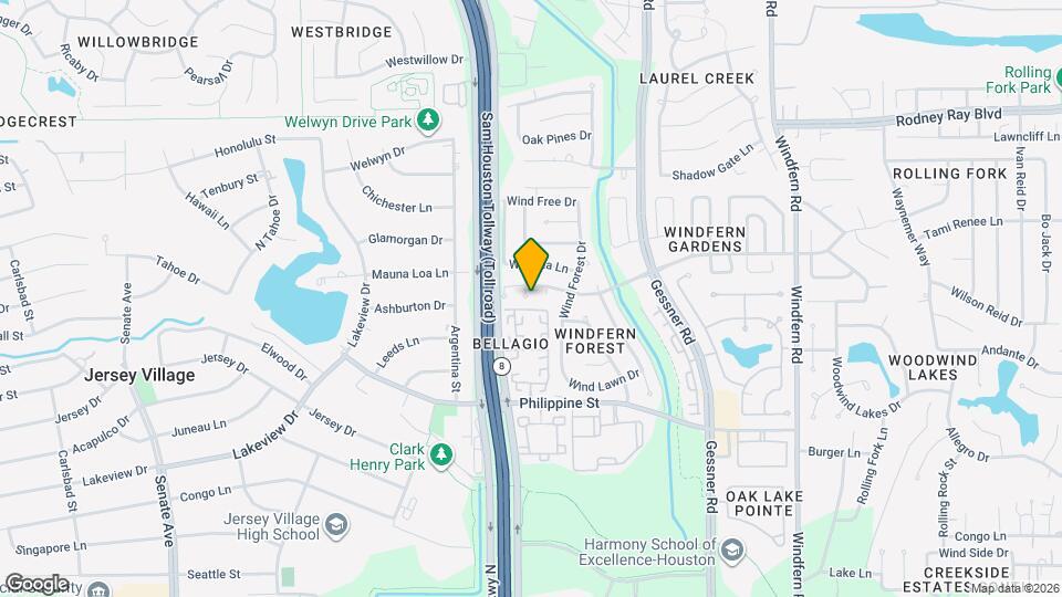 8206 Windell Ln Map and Location Details