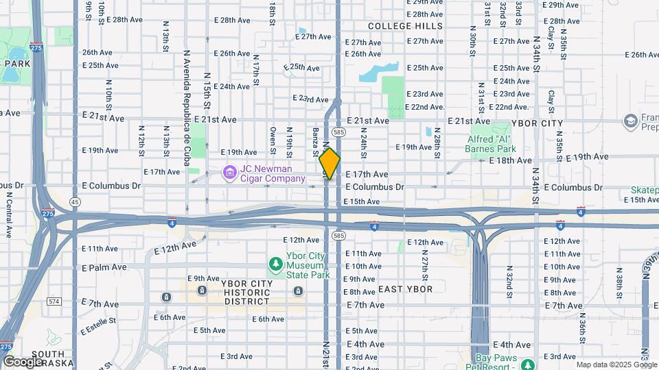 2104 E Columbus Dr Map and Location Details