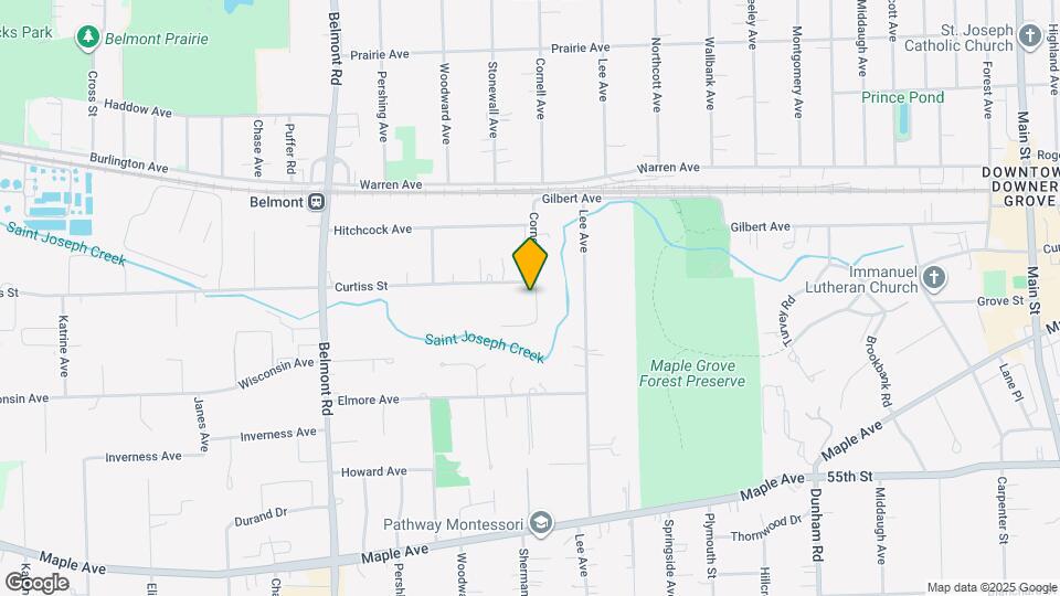 1901 Curtiss St Map and Location Details