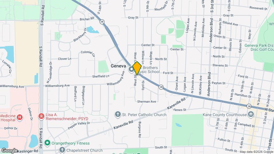 313 West St, Unit Suite #1 Mapa y Detalles de la Ubicación