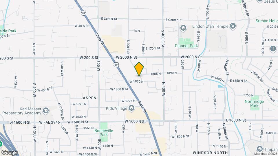 1865 Ribbonwood Dr W Map and Location Details