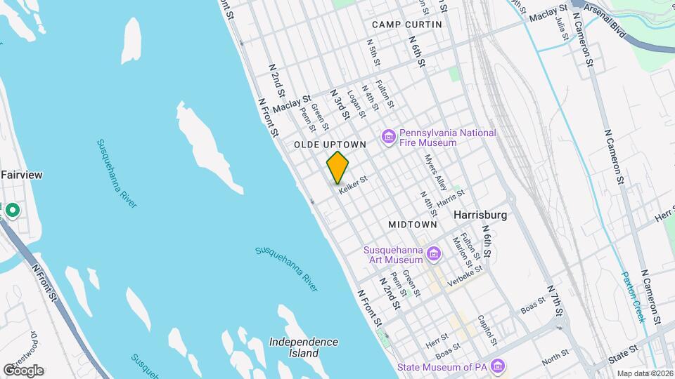 1803 N 2nd St Map and Location Details