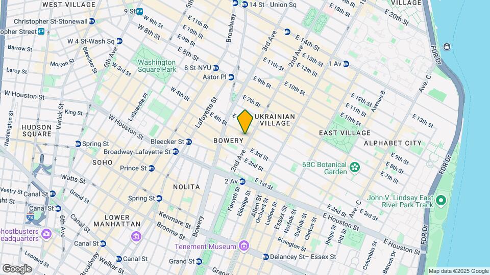 63 Second Ave Mapa y Detalles de la Ubicación