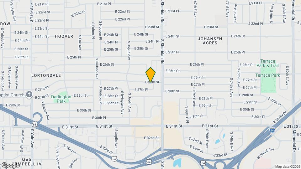 5974 E 27th St Map and Location Details