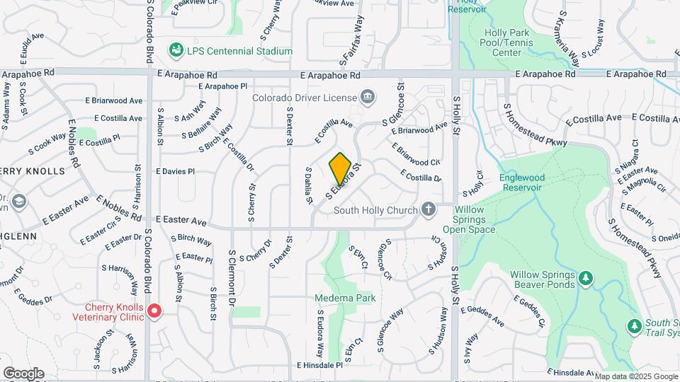 7012 S Eudora St Map and Location Details