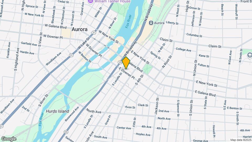 Downer Place Lofts Mapa y Detalles de la Ubicación