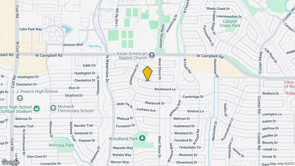 815 Kingswood Ave Map and Location Details