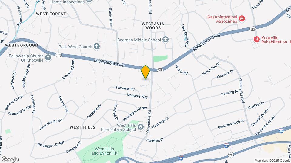 801 Vanosdale Rd Mapa y Detalles de la Ubicación