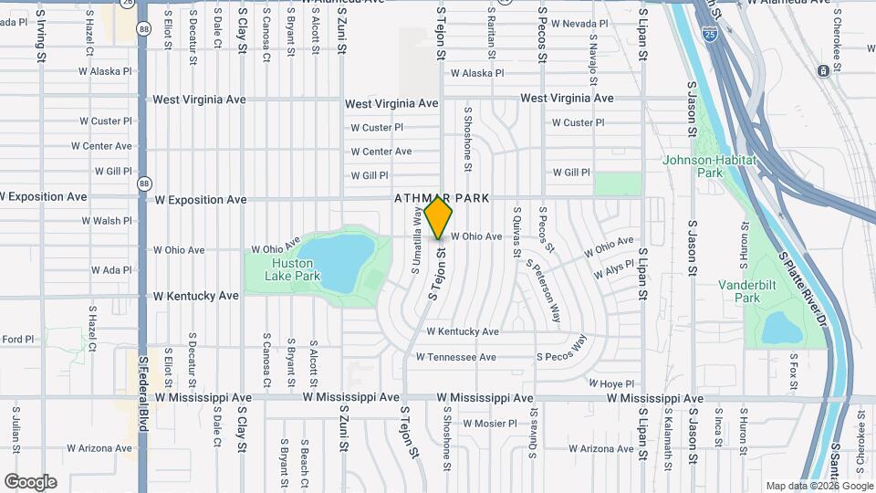 805 S Tejon St Map and Location Details