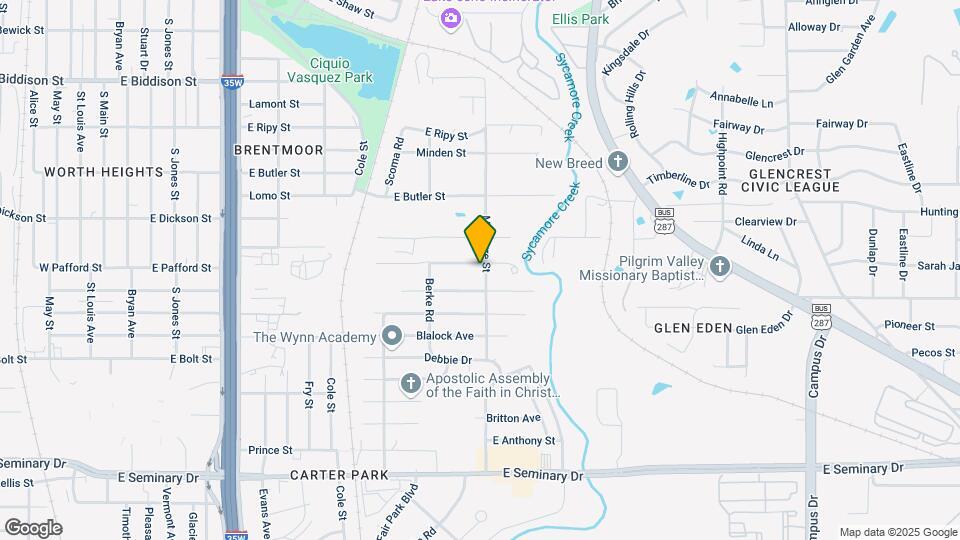 1248 Meriwether Ave Map and Location Details