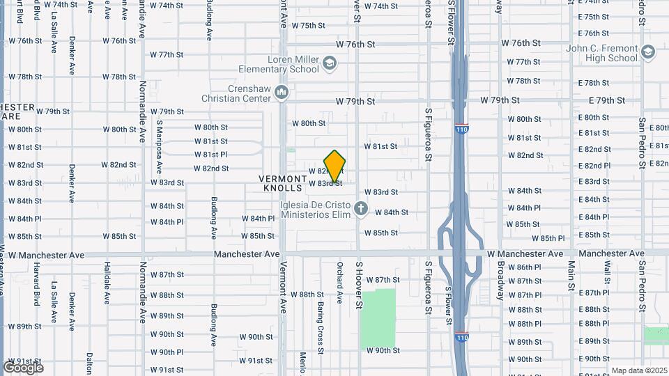 842 W 83rd St Map and Location Details