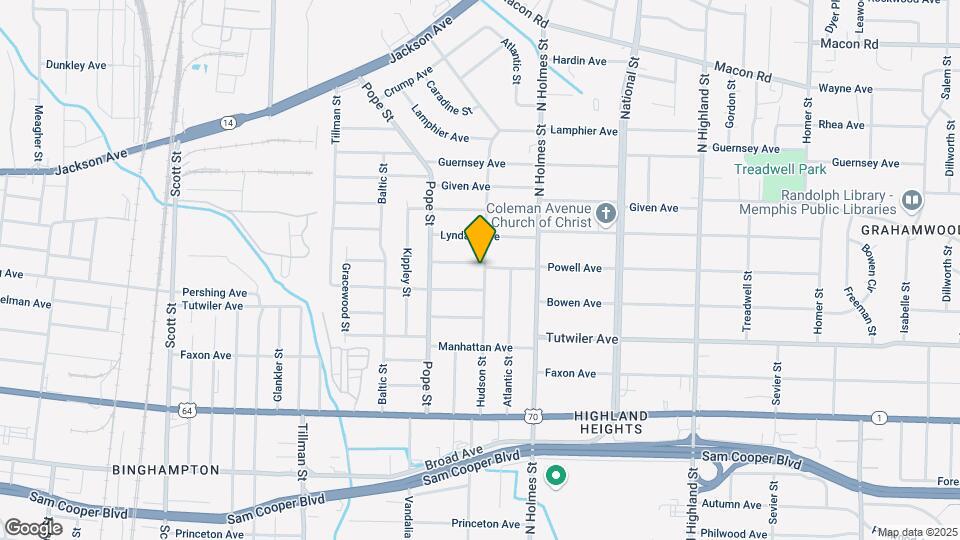 3215 Powell Ave Map and Location Details