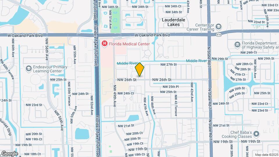 2628 NW 47th Ter Map and Location Details
