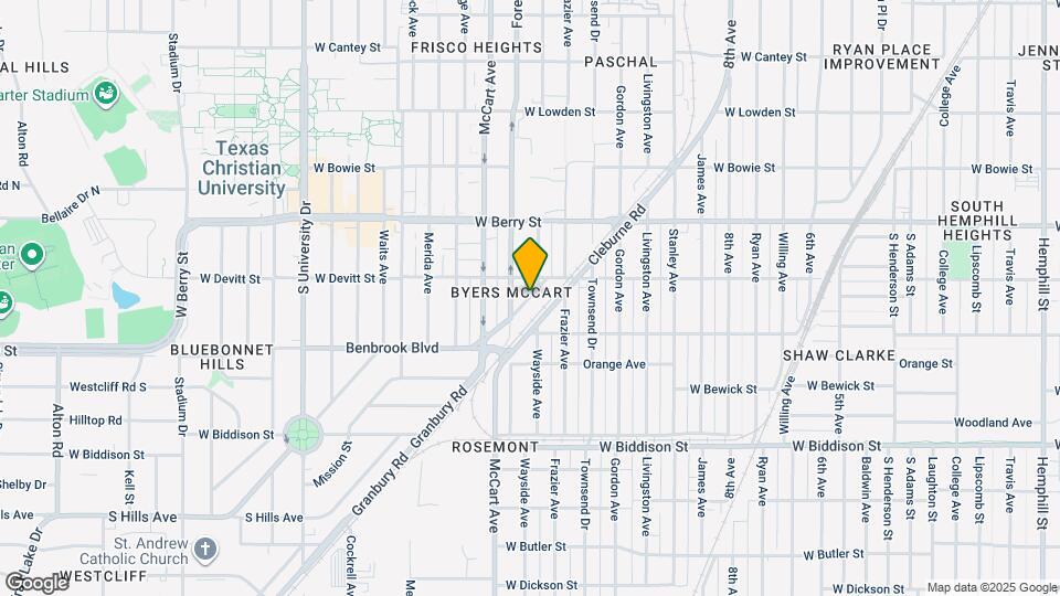 3114 Frazier Ave Map and Location Details