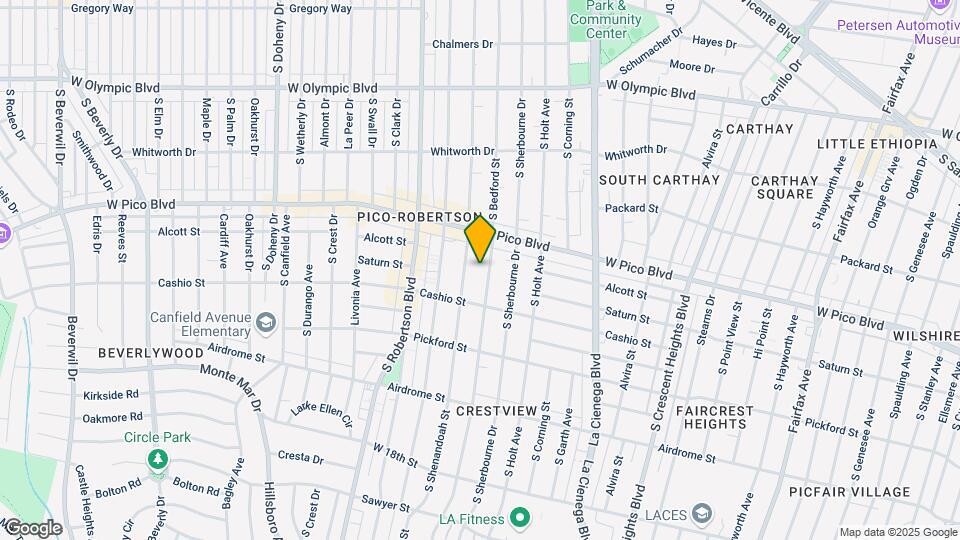 1441 S. Bedford St Mapa y Detalles de la Ubicación