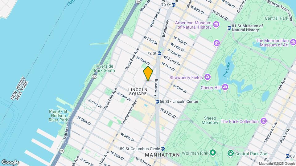 145 W 67th St-Unit -46H Mapa y Detalles de la Ubicación