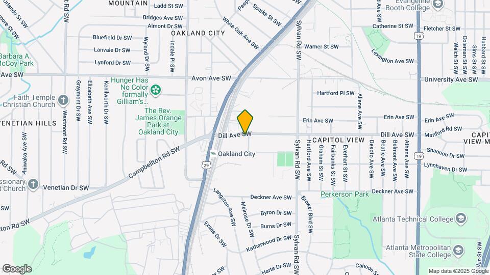 1050 Dill Ave SW Map and Location Details