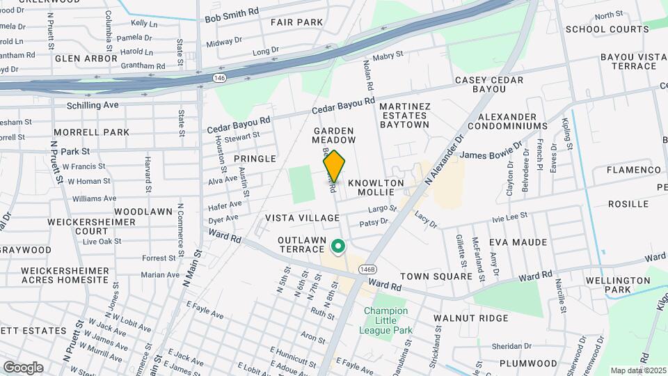 1512 Beaumont Rd Map and Location Details