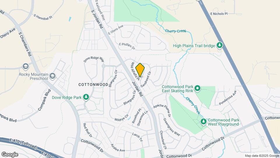 8491 Rabbitbrush Way Map and Location Details