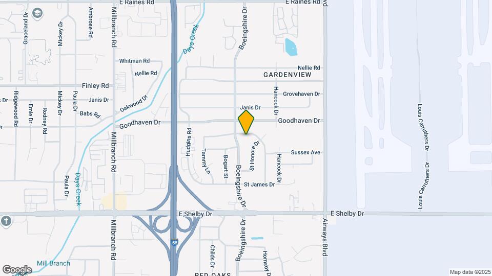 2021 Tammwood Dr Map and Location Details