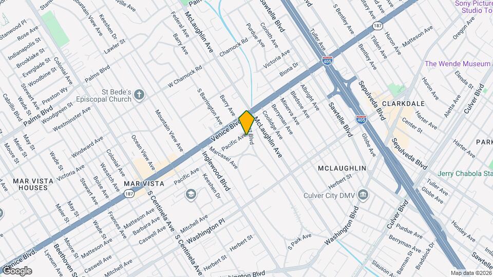 11818 Pacific Ave Map and Location Details