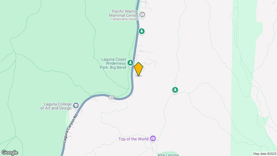 20980 Laguna Canyon Rd Mapa y Detalles de la Ubicación