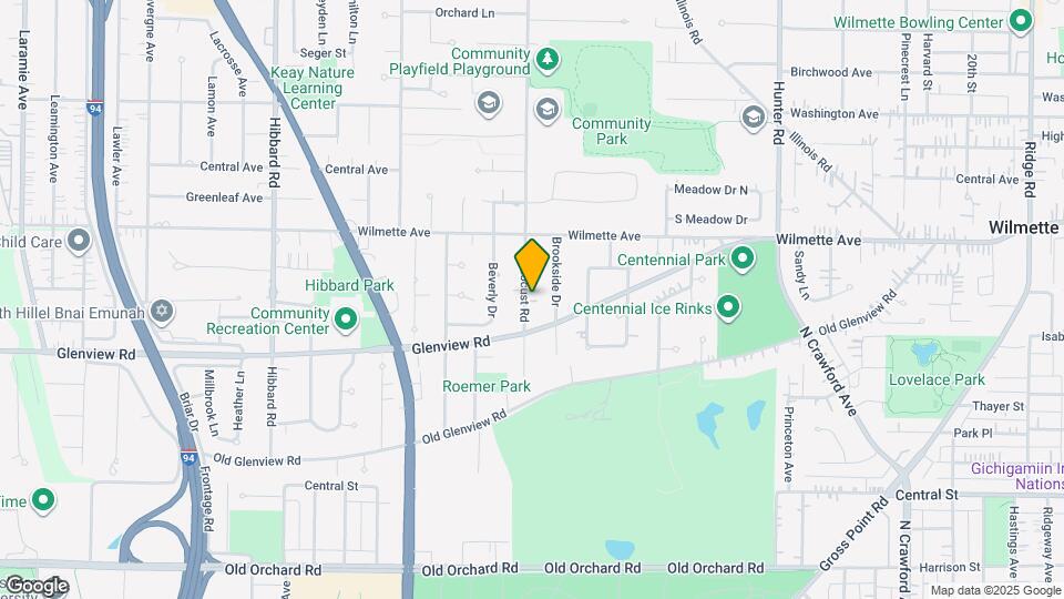 400 Locust Rd Map and Location Details