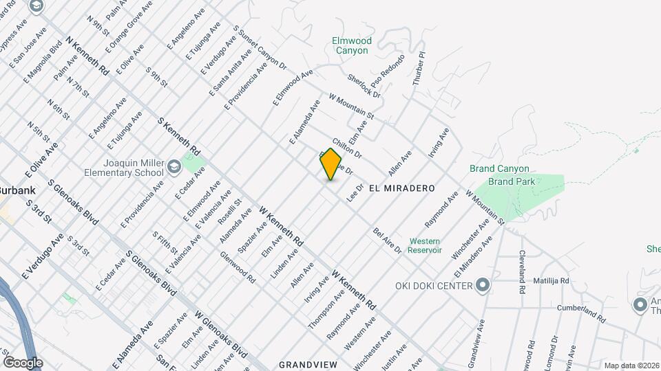 1400 Elm Ave, Unit A Map and Location Details