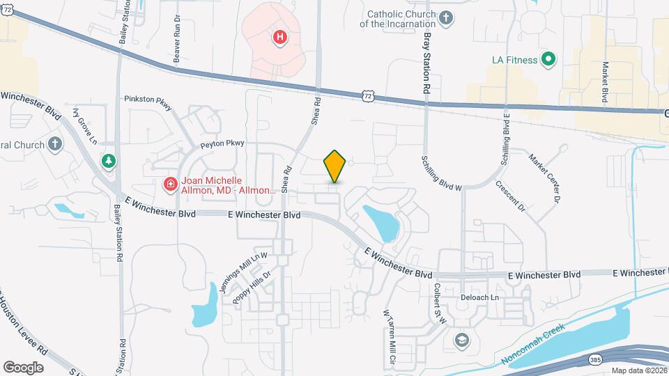 1381 Calumet Farms Dr Map and Location Details