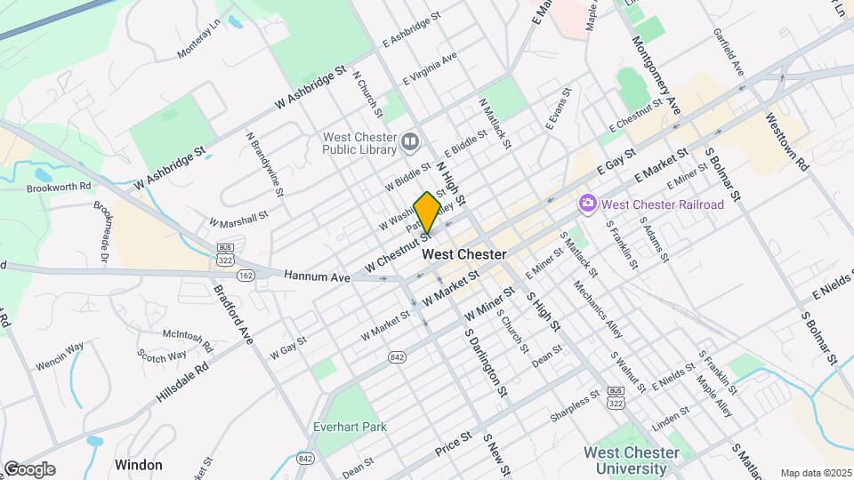 128 W Chestnut St Mapa y Detalles de la Ubicación