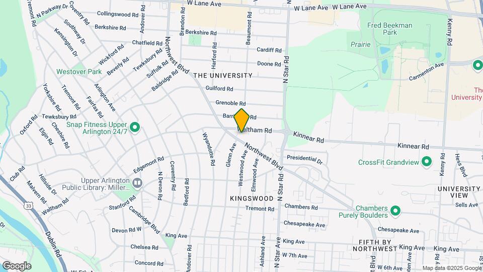 2022 Northwest Blvd Mapa y Detalles de la Ubicación
