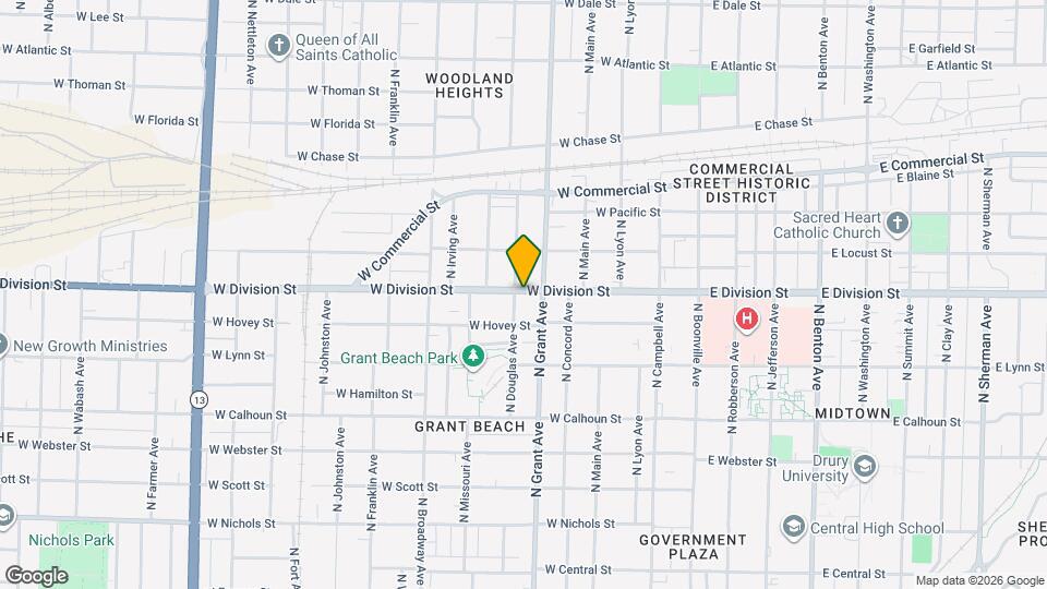 716 W Division St Map and Location Details