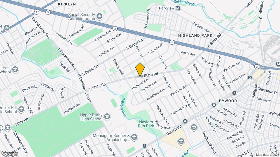 233 S State Rd Map and Location Details