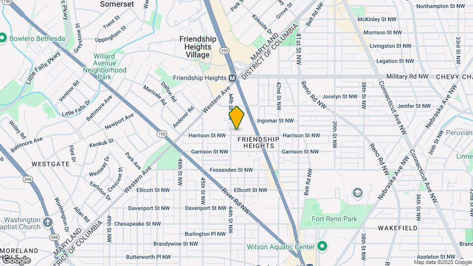 4343 Harrison St NW Map and Location Details