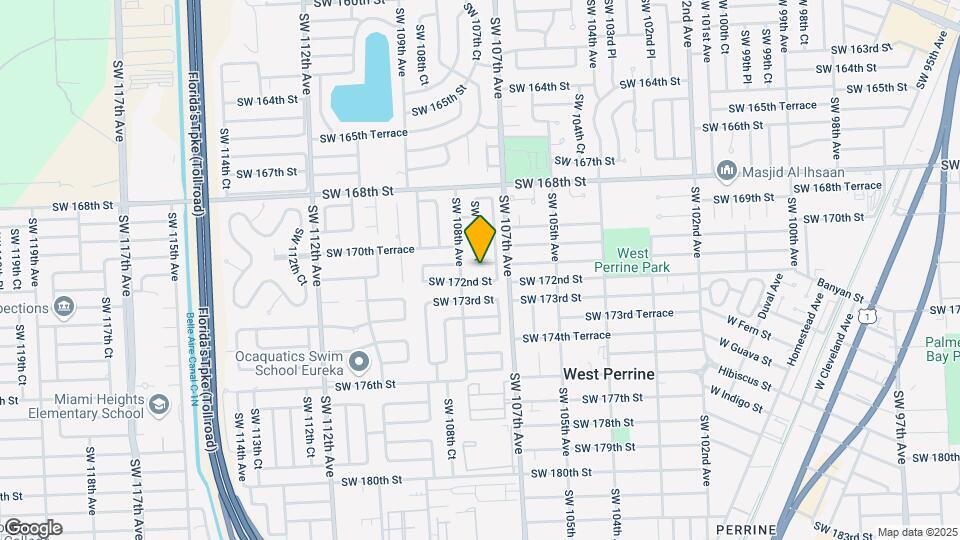 10730 SW 171st St Map and Location Details