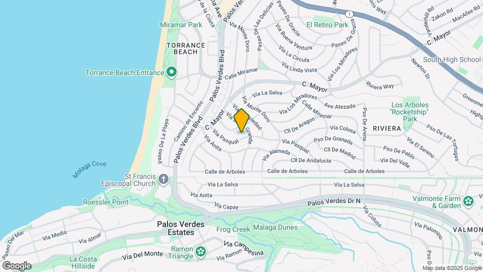 161 Via Pasqual Map and Location Details