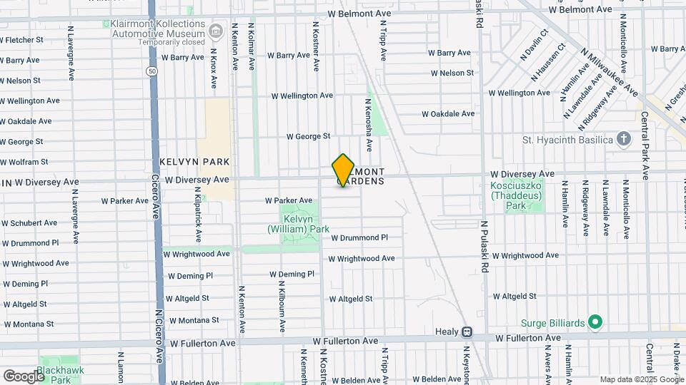 4324 W Parker Ave Map and Location Details