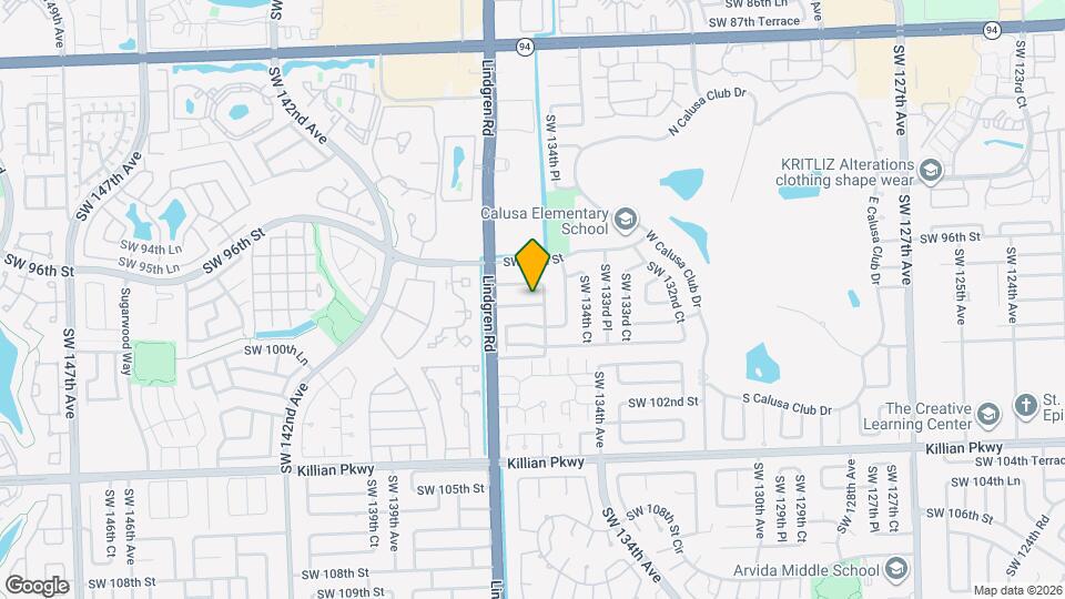 13511 SW 98th St, Unit A2 Map and Location Details