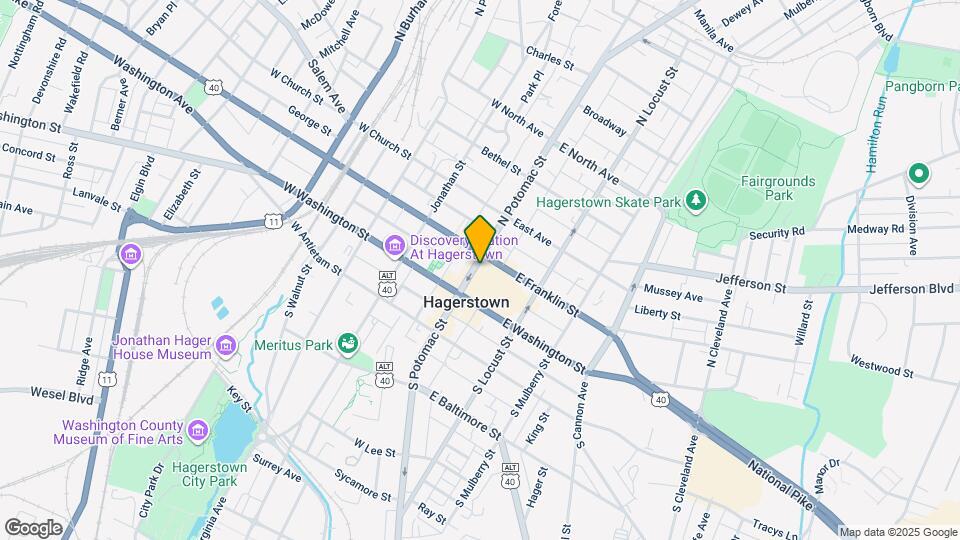 38 N Potomac St Mapa y Detalles de la Ubicación