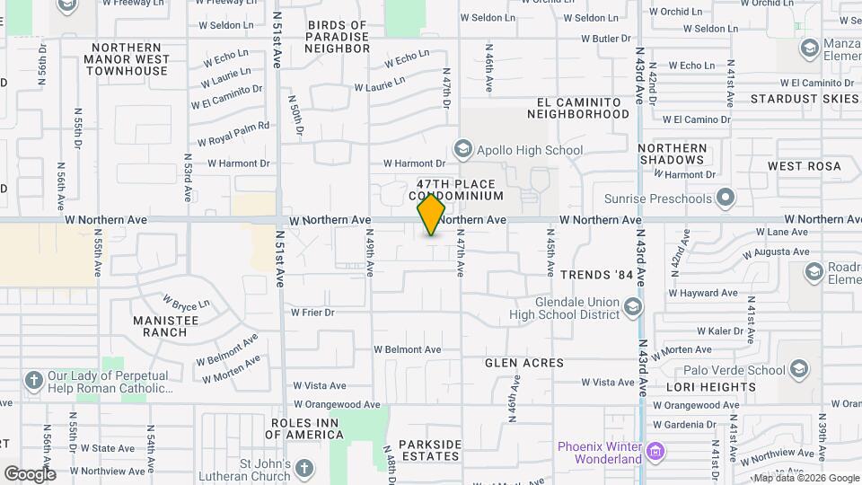 7854 N 47th Ave Map and Location Details