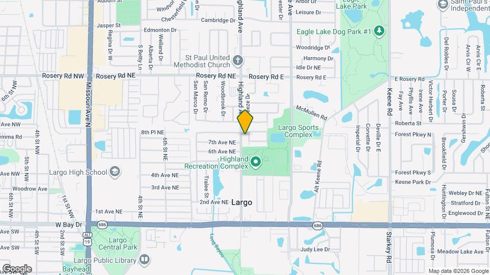 747 Brook St NE Map and Location Details