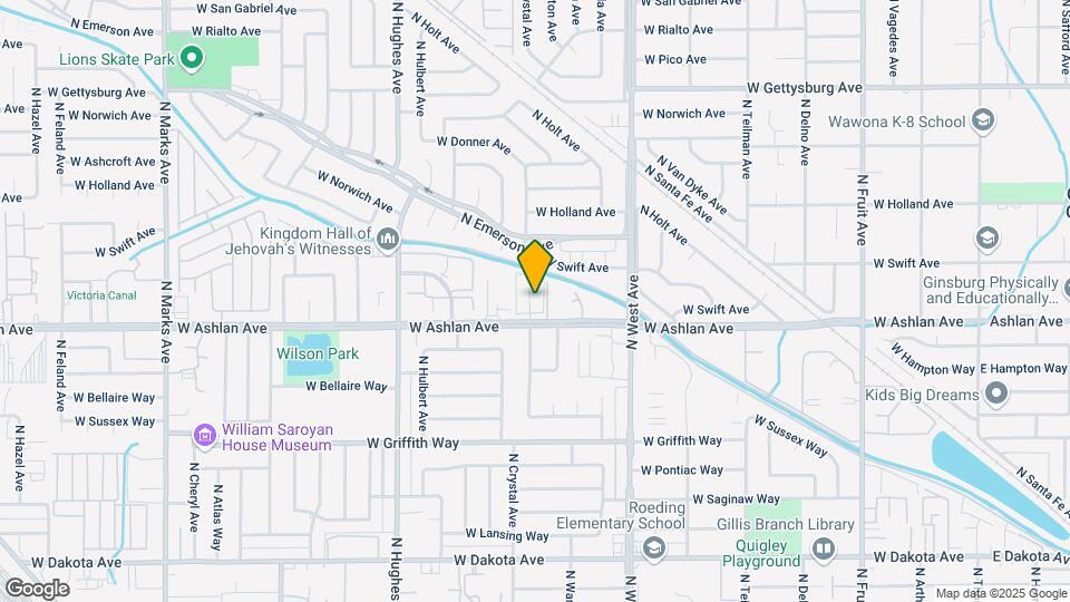 4244 N Bengston Ave Map and Location Details