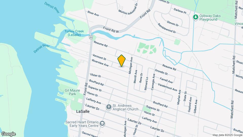 229 Riverview Ave Map and Location Details