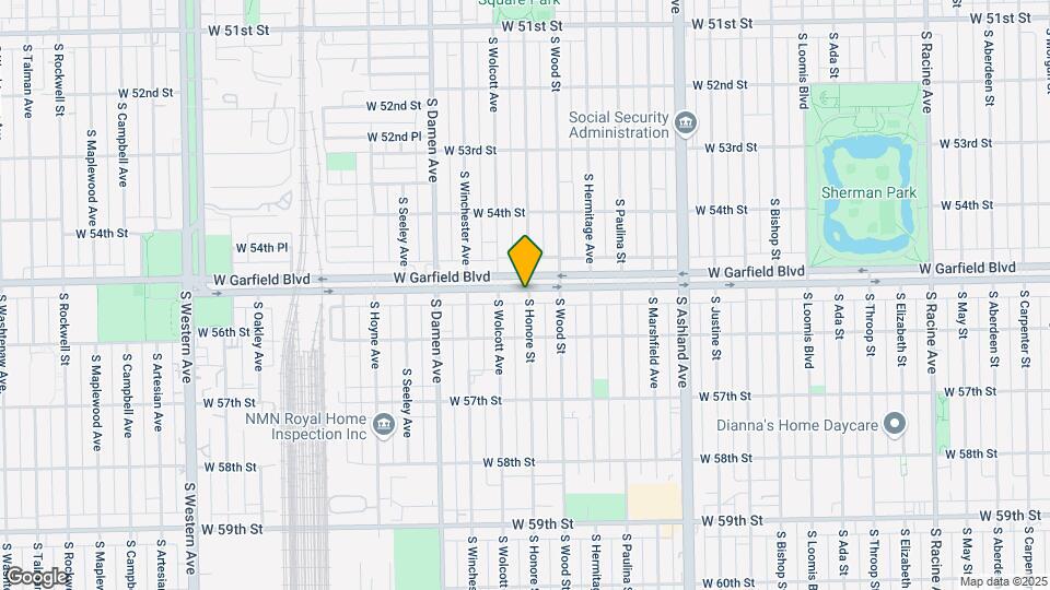 1835 W Garfield Blvd Map and Location Details