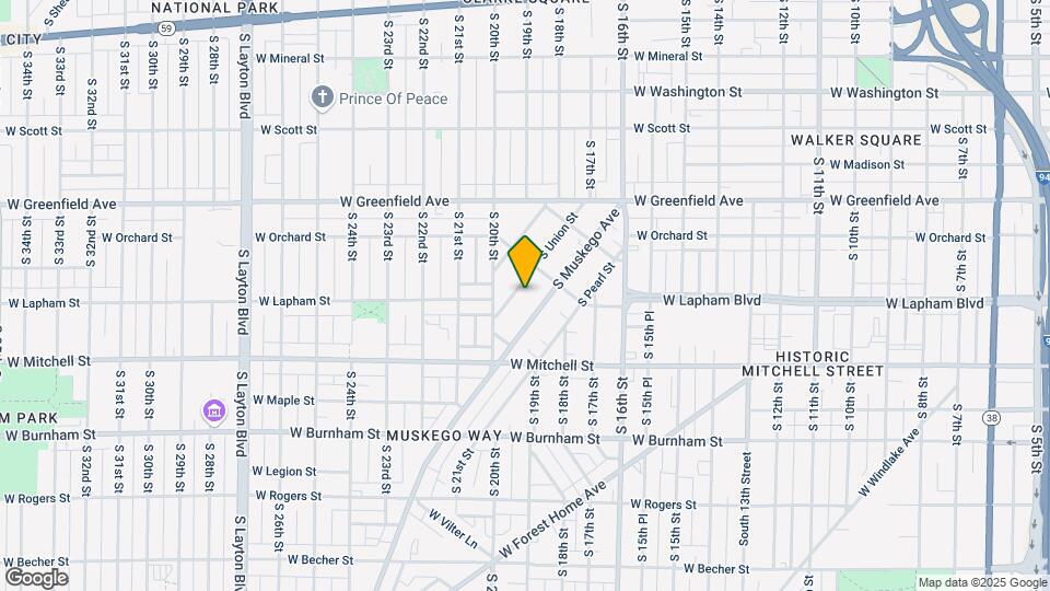 1574 S Union St Map and Location Details