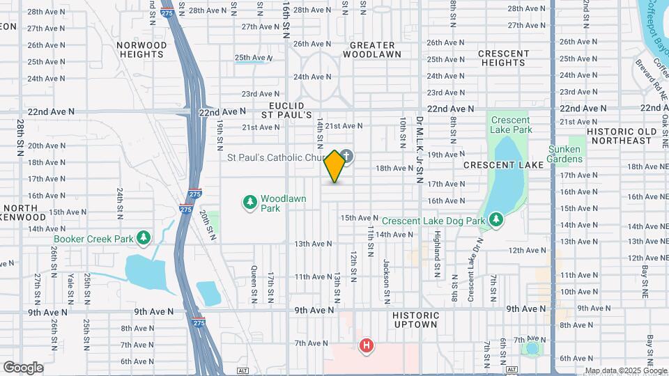 1304 17th Ave N Map and Location Details