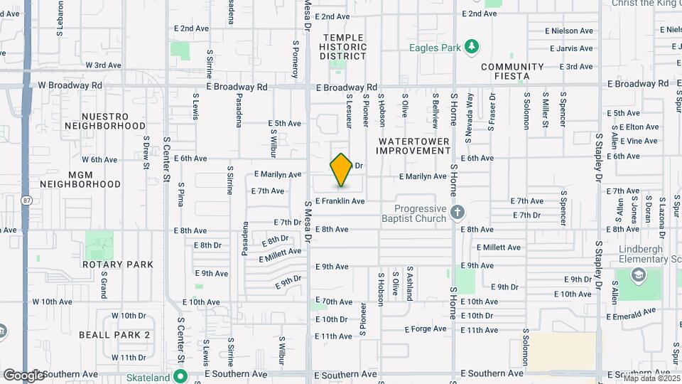 La Mesa Village Apartments Map and Location Details