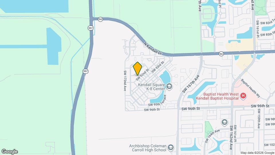 17057 SW 92nd St Map and Location Details